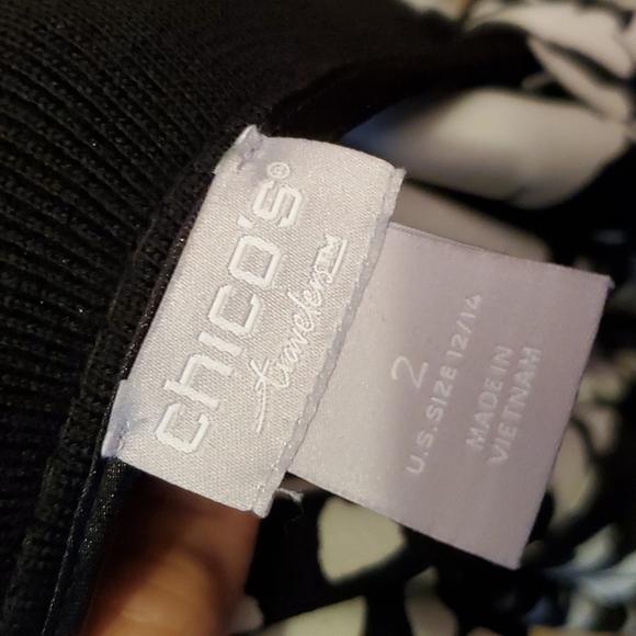 Chico's cut sleeve zip up jacket - Picture 10 of 11